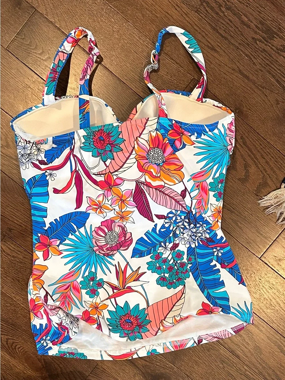 Profile by Gottex‎ Bohemian Gypsy Tankini Top 38E